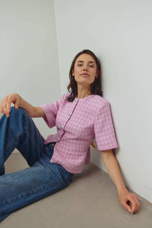 Noella - N-Kasaundra Blazer 15110002 - 1279 - Baby Pink Blazere 