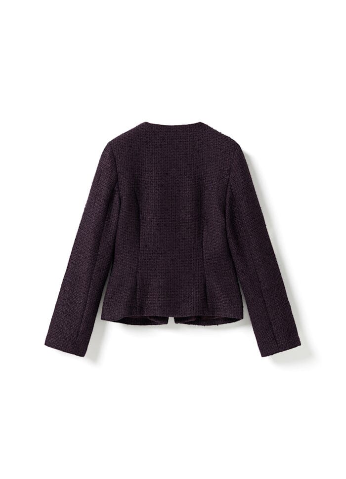 Noella - N-Kasaundra Ls Blazer 17180002 - 473 - Dark Plum Blazere 