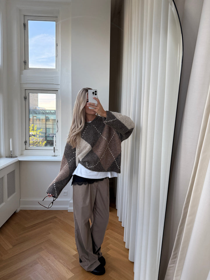 Noella - N-Laiana Knit Cardigan 14670002 - 1513 - Ash Brown Mix Cardigans 