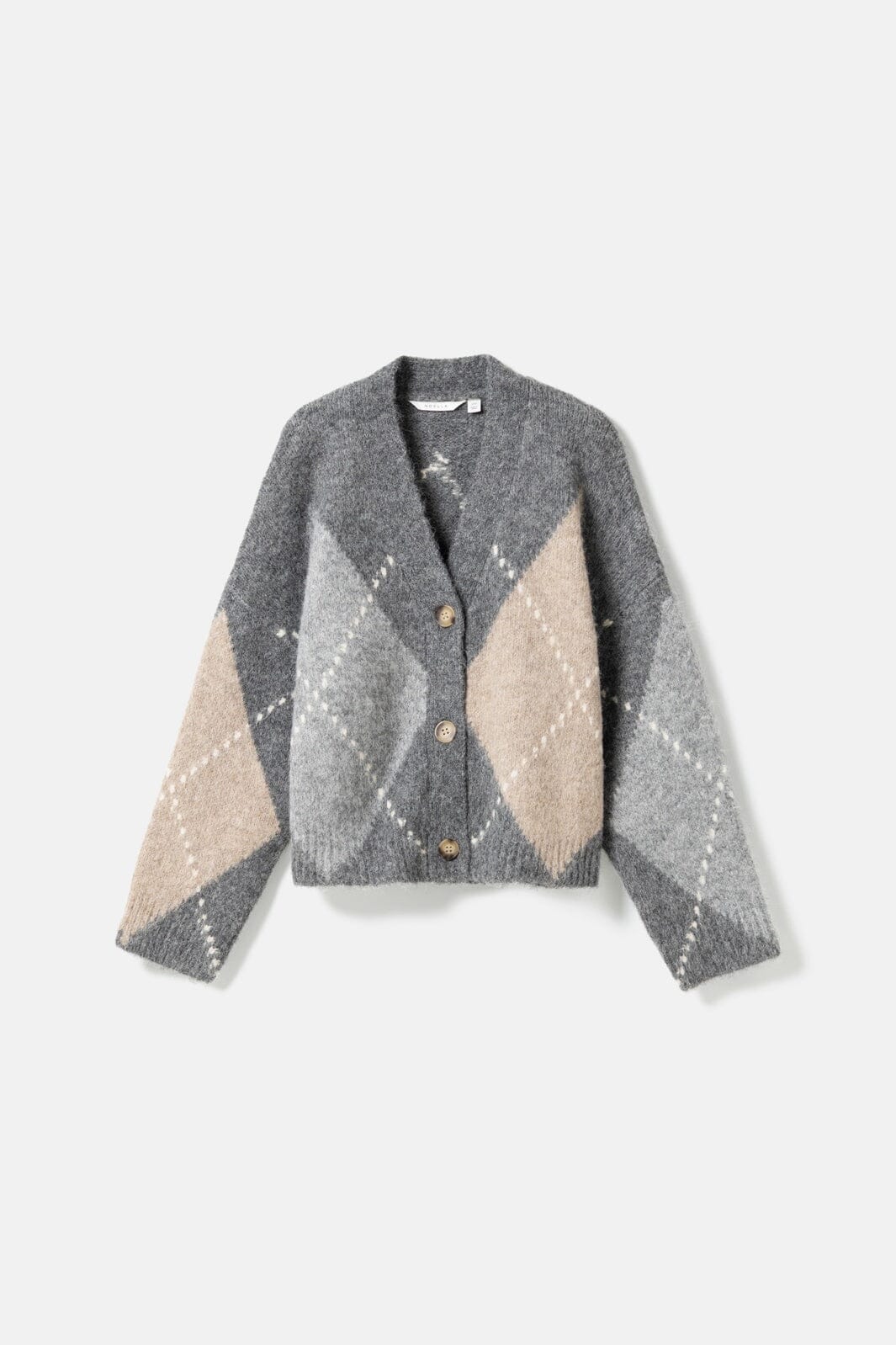 Noella - N-Laiana Knit Cardigan 14670002 - 507 - Grey Mix