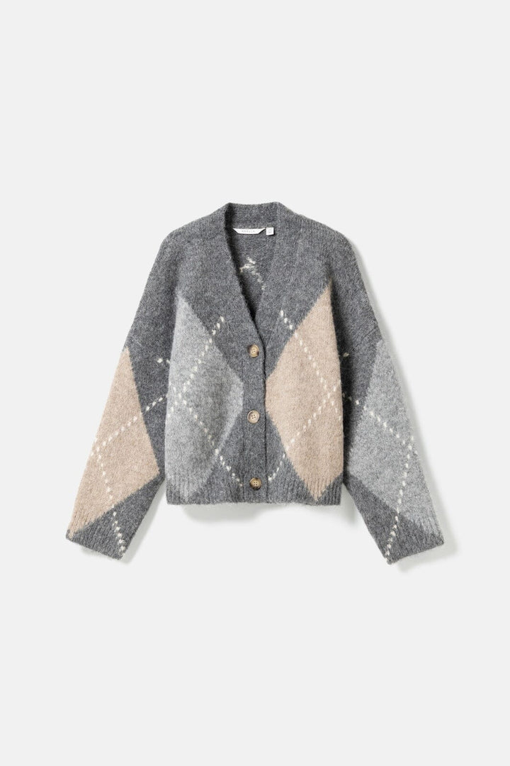 Noella - N-Laiana Knit Cardigan 14670002 - 507 - Grey Mix