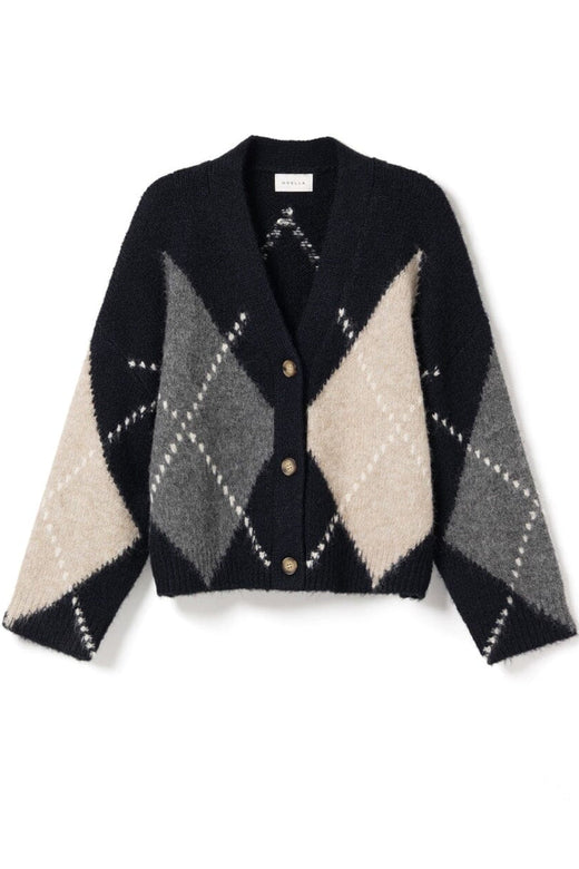 Noella - N-Laiana Knit Cardigan 14670002 - 670 - Navy Mix