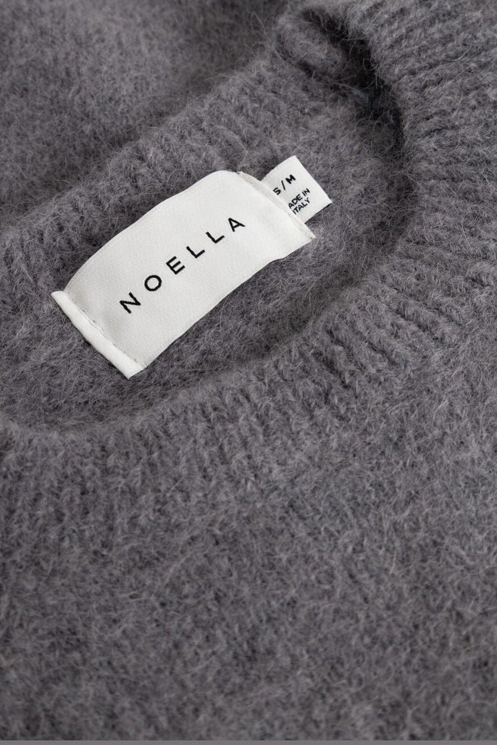 Noella - N-Lane Knit 16470002 - 1252 - Dark Grey Mel.