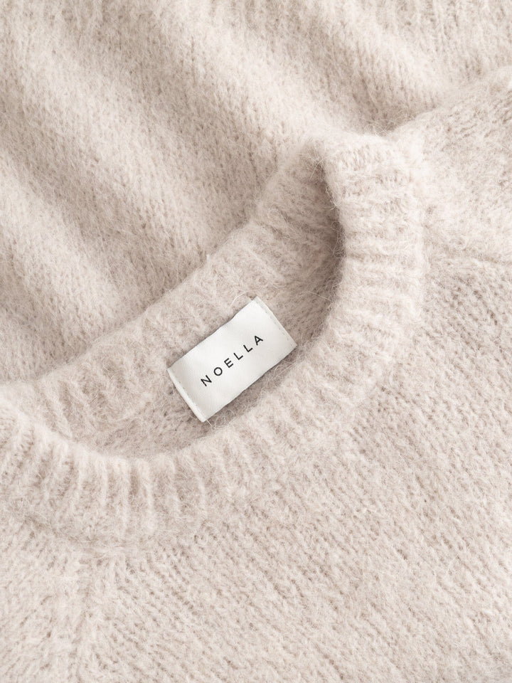 Noella - N-Latora Knit 15250002 - 1206 - Oyster Strikbluser 
