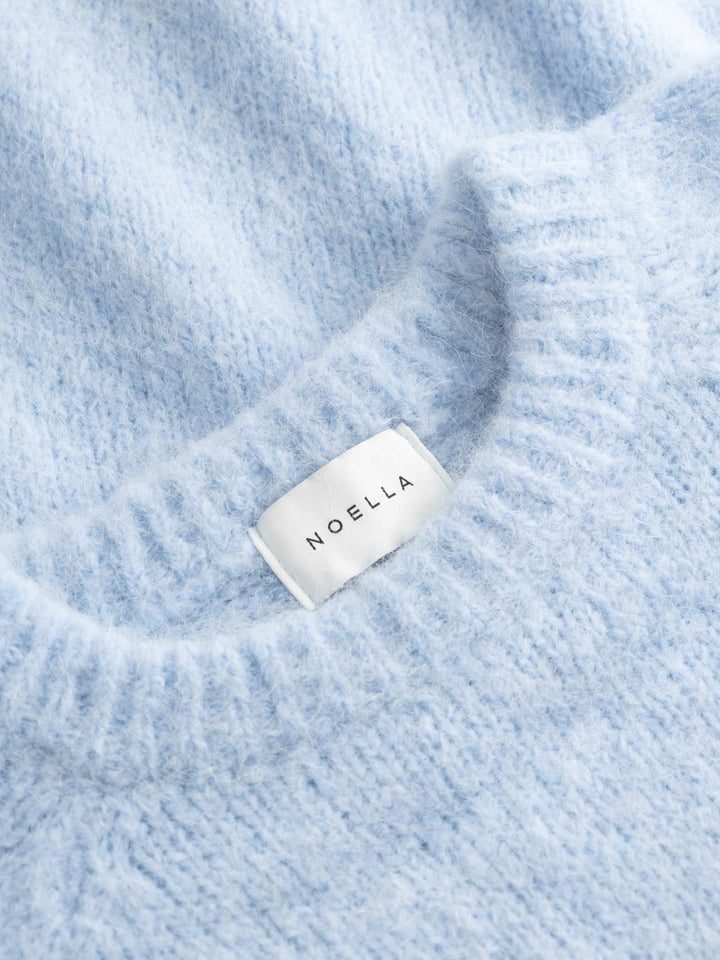 Noella - N-Latora Knit 15950002 - 016 - Light Blue Strikbluser 