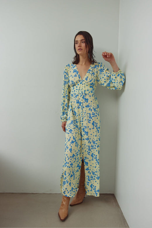 Noella - N-Lilith Maxi Dress 15130003 - 1432 - Deja Yellow Print