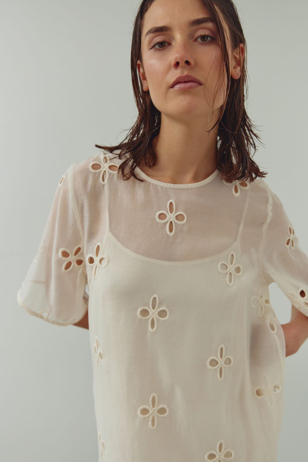 Noella - N-Linett Dress 15100001 - 974 - Ivory Kjoler 