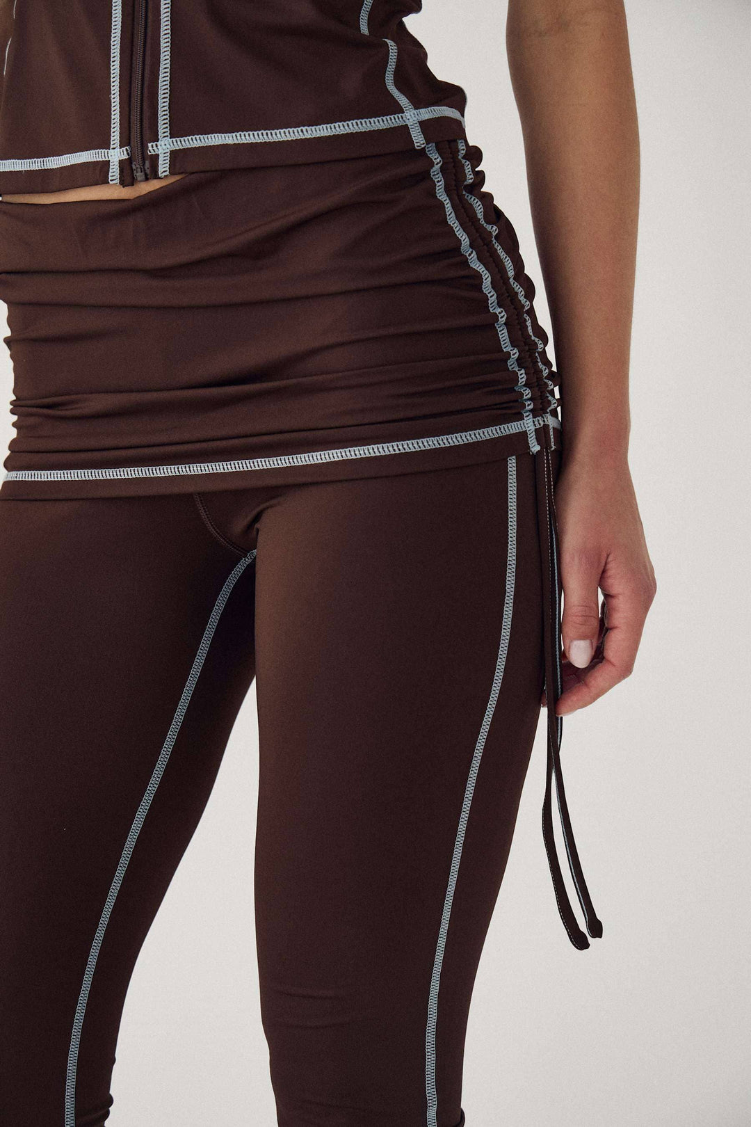 Noella - N-Lorena Capris 10580012 - 674 - Chocolate Bukser 