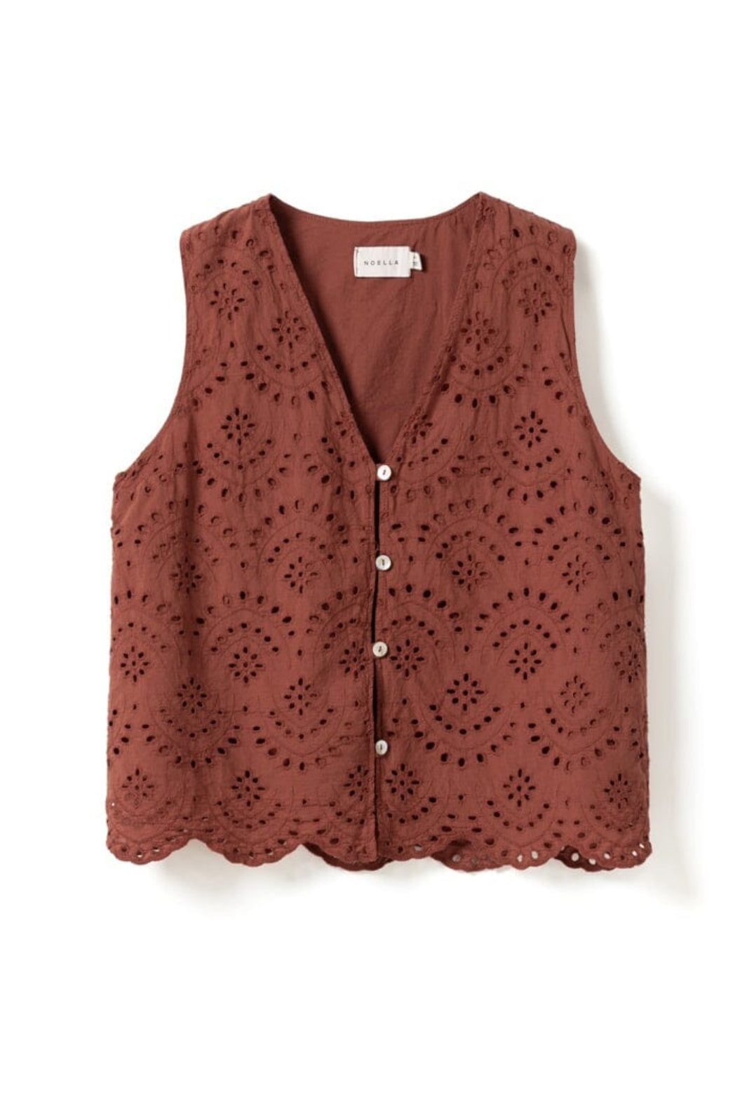 Noella - N-Maite Blouse 15760001 - 409 - Terracotta