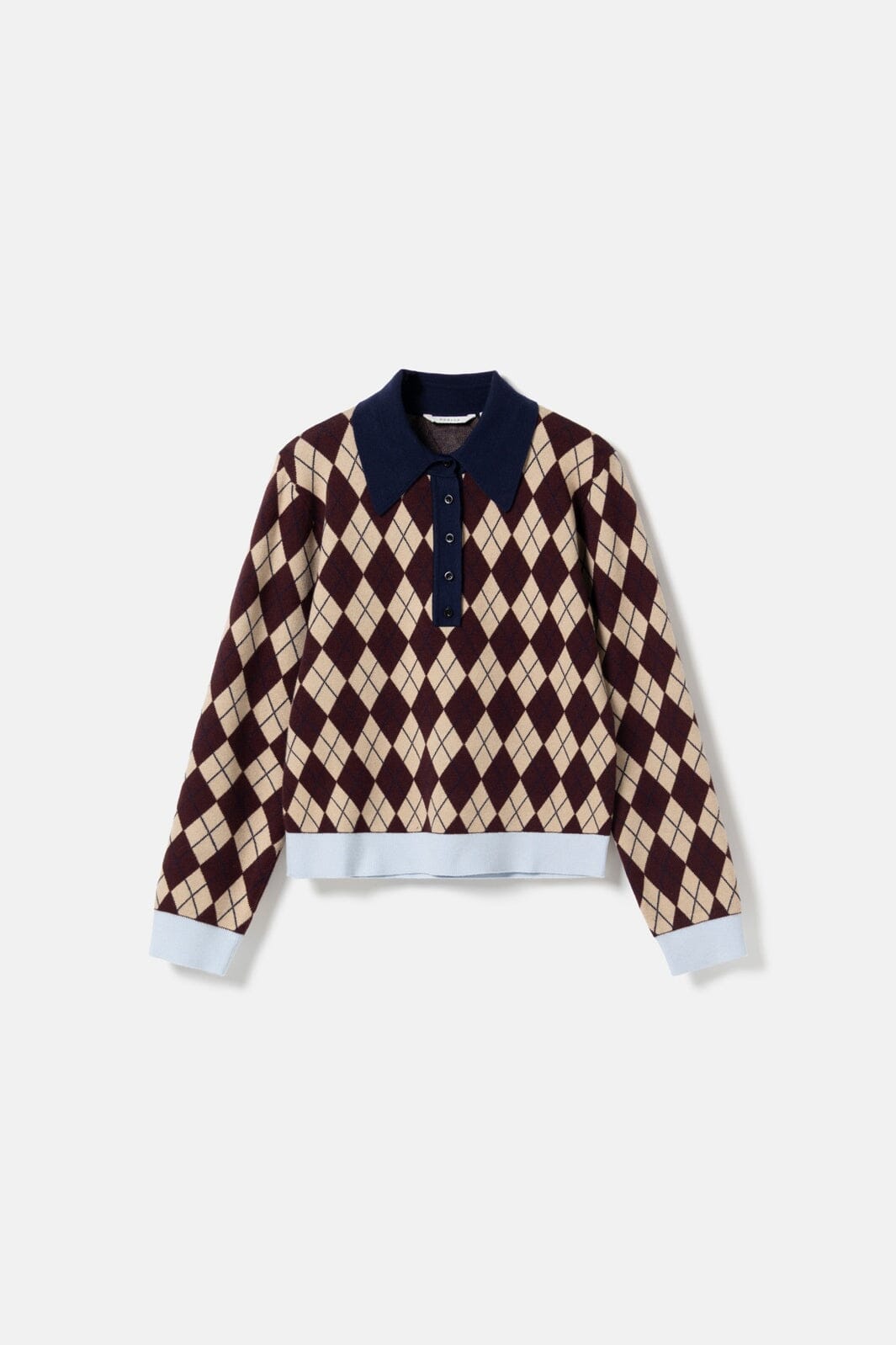 Noella - N-Makayla Knit 15030001 - 456 - Diya Burgundy Check