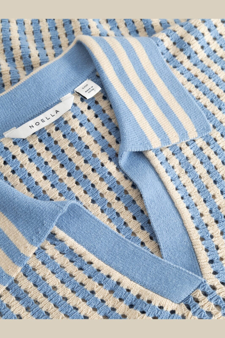 Noella - N-Makenna Knit 15020001 - 1430 - Deon Blue Stripe