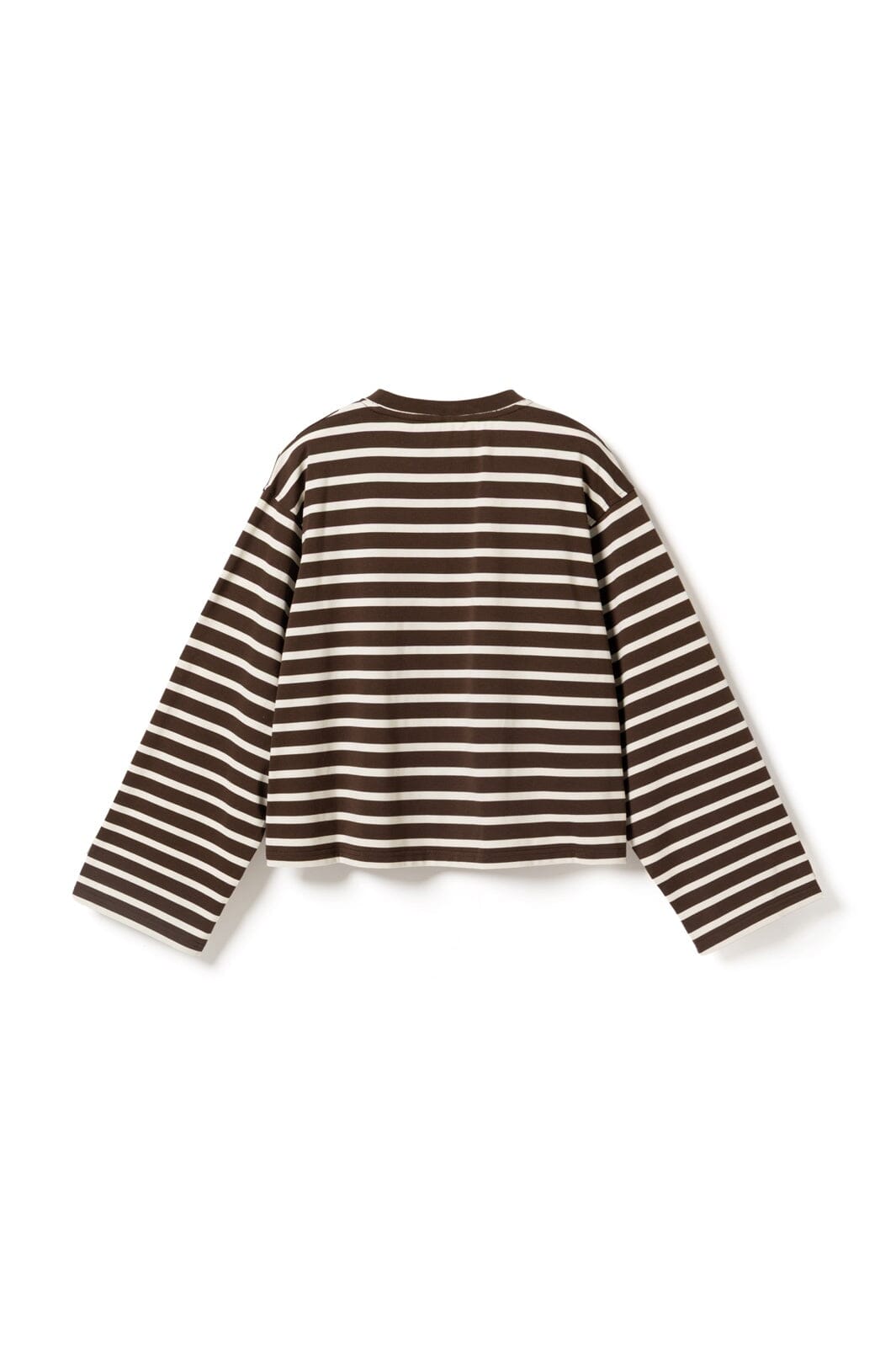 Noella - N-Maple Ls T-Shirt 17260001 - 450 - Eton Brown Ivory Stripe