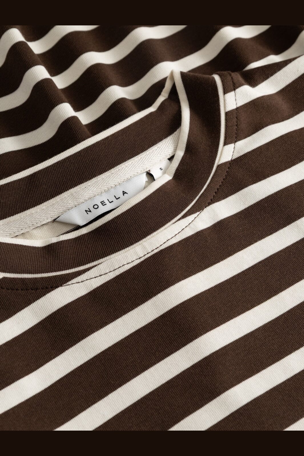 Noella - N-Maple T-Shirt 17260002 - 450 - Eton Brown Ivory Stripe