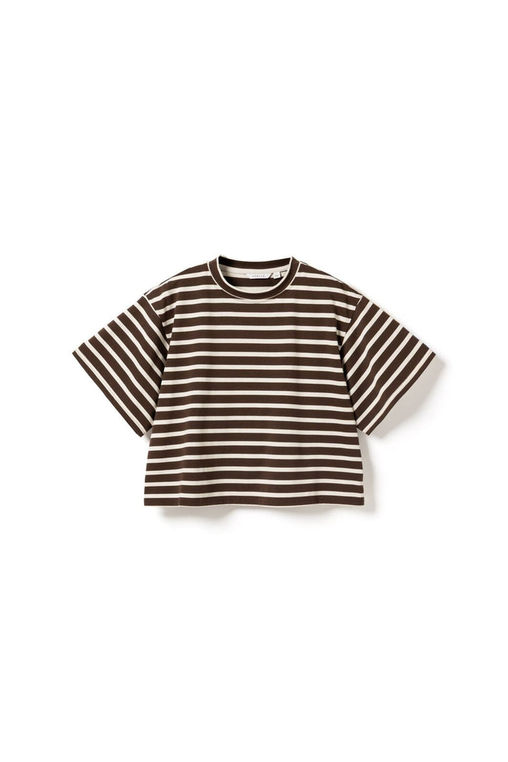 Noella - N-Maple T-Shirt 17260002 - 450 - Eton Brown Ivory Stripe
