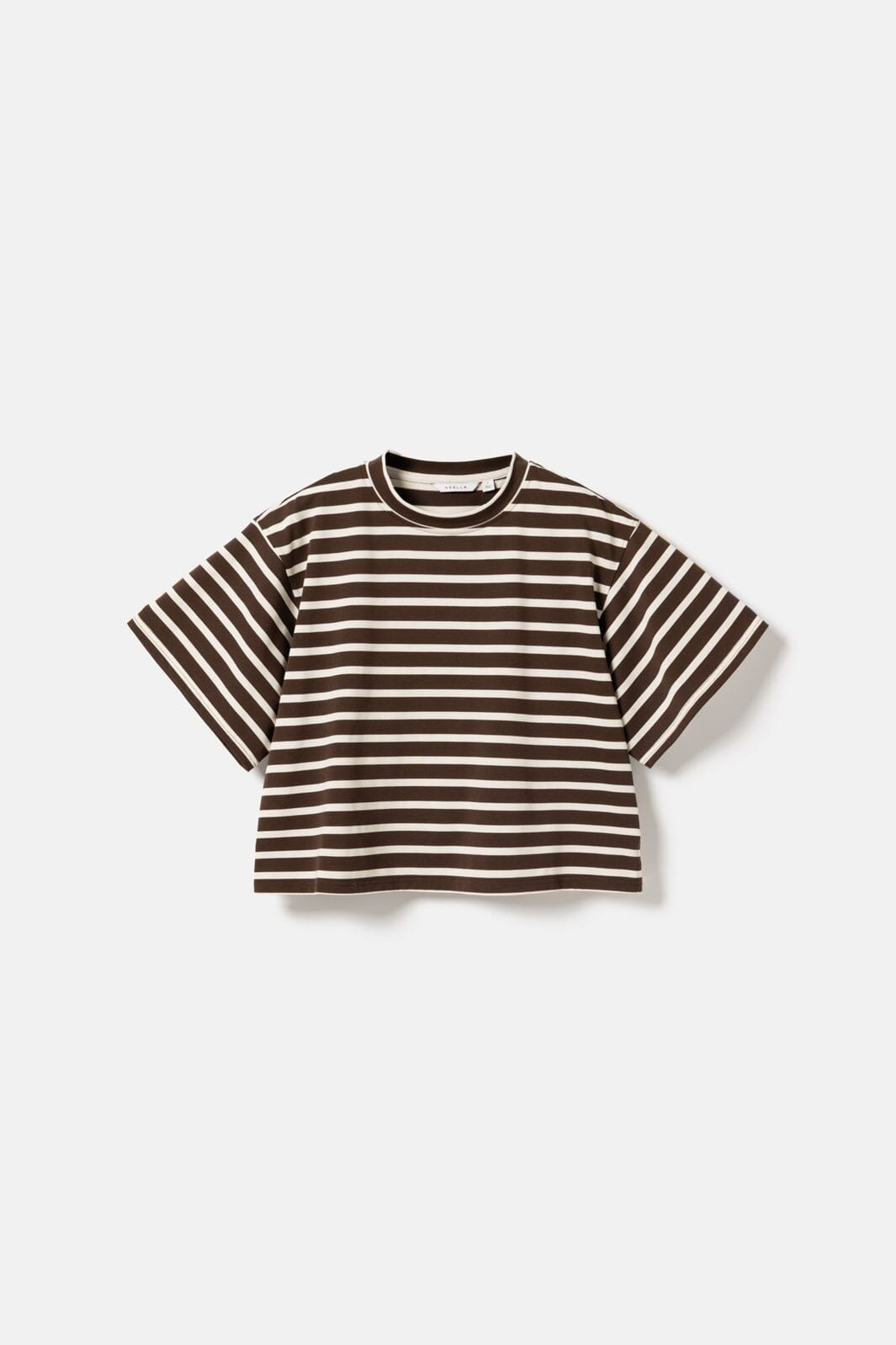 Noella - N-Maple T-Shirt 17260002 - 450 - Eton Brown Ivory Stripe