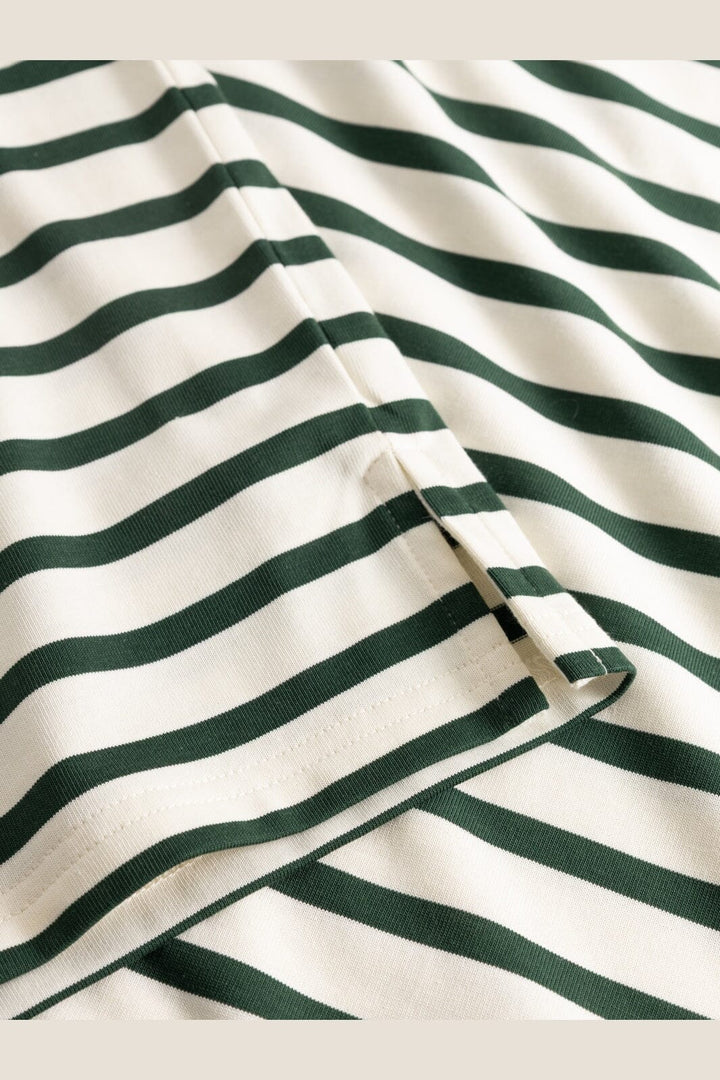 Noella - N-Maple T-Shirt 17260002 - 451 - Eton Ivory Green Stripe