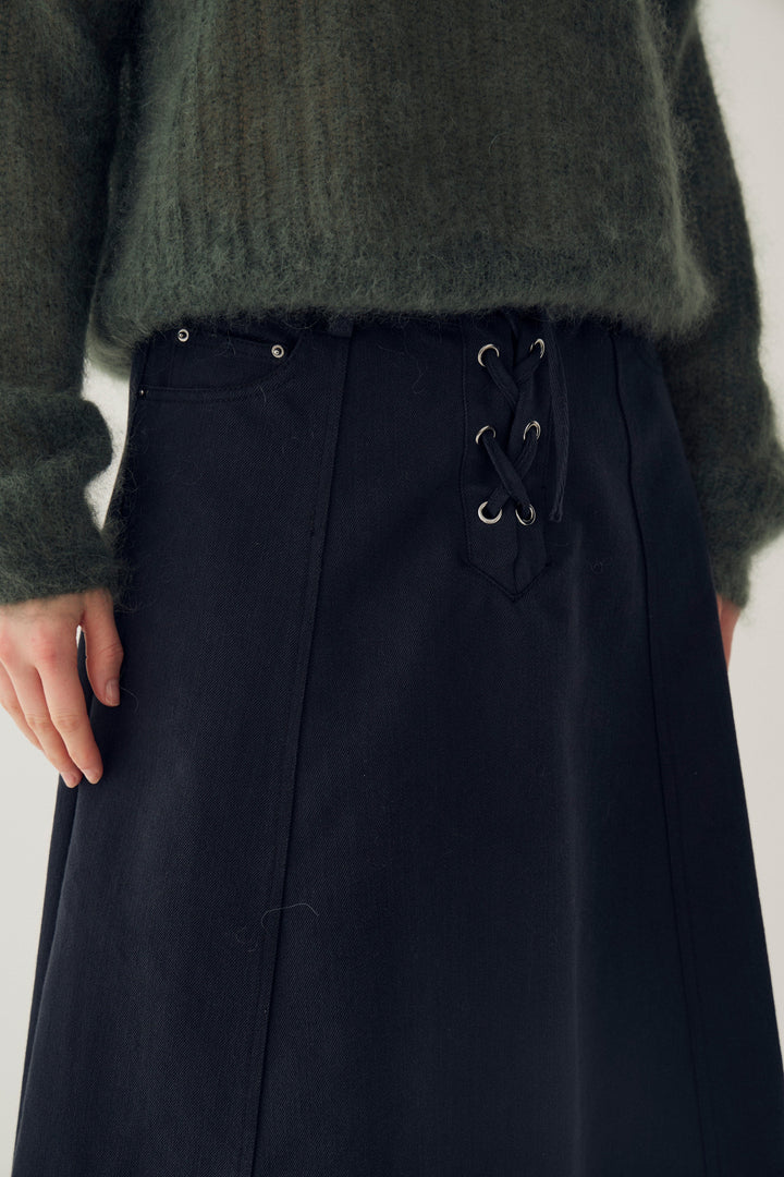 Noella - N-Martella Skirt 16140004 - 089 - Black Washed Nederdele 