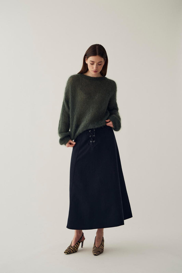 Noella - N-Martella Skirt 16140004 - 089 - Black Washed Nederdele 