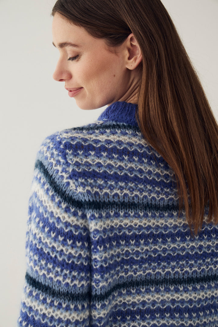 Noella - N-Marth Knit 16800001 - 564 - Blue Mix Strikbluser 