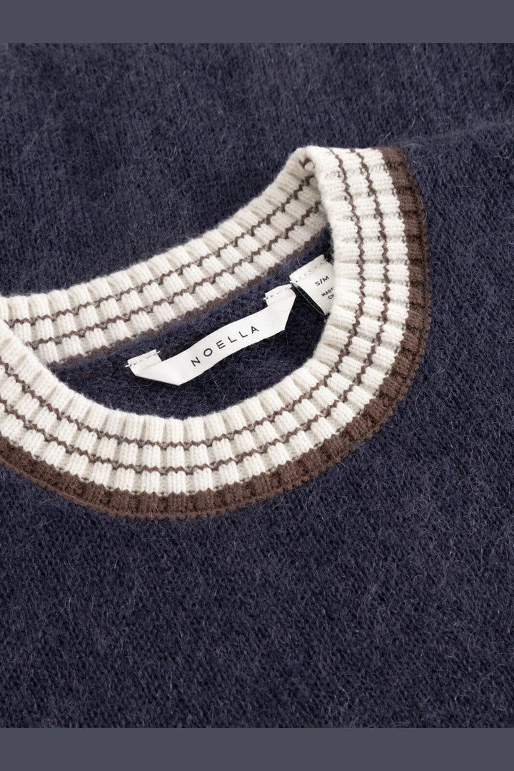Noella - N-Marthy Knit 16400001 - 448 - Navy Brown