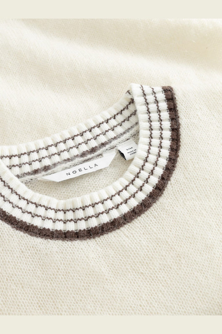 Noella - N-Marthy Ls Knit 16400002 - 1502 - Ivory Brown