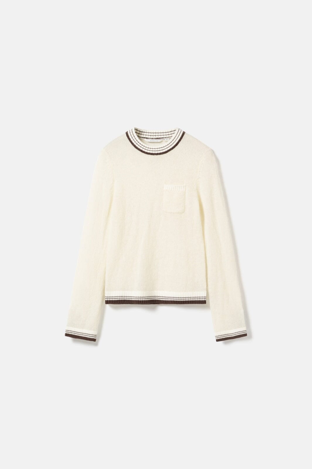 Noella - N-Marthy Ls Knit 16400002 - 1502 - Ivory Brown