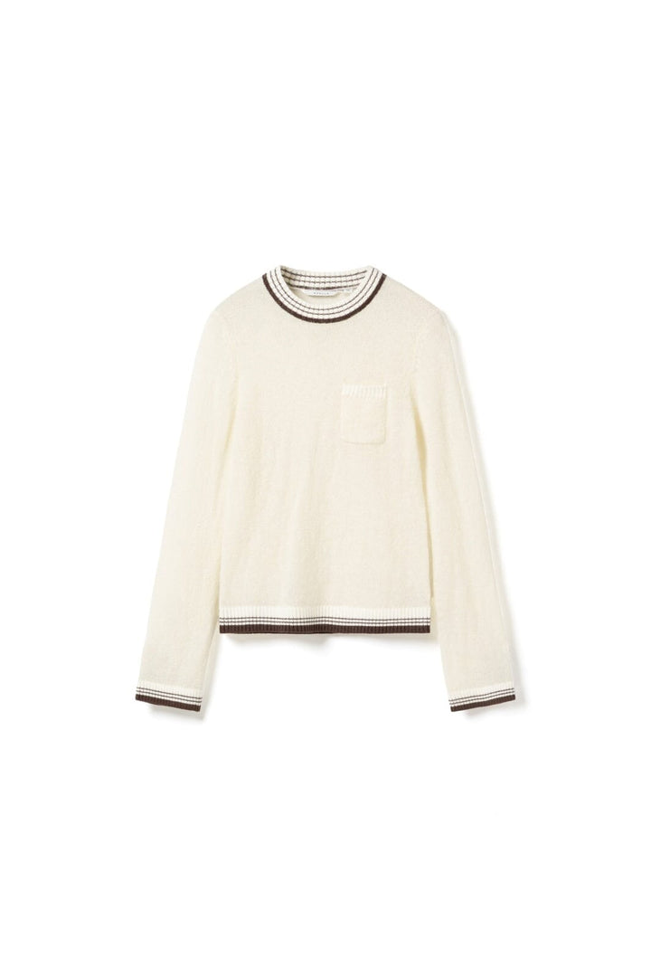 Noella - N-Marthy Ls Knit 16400002 - 1502 - Ivory Brown