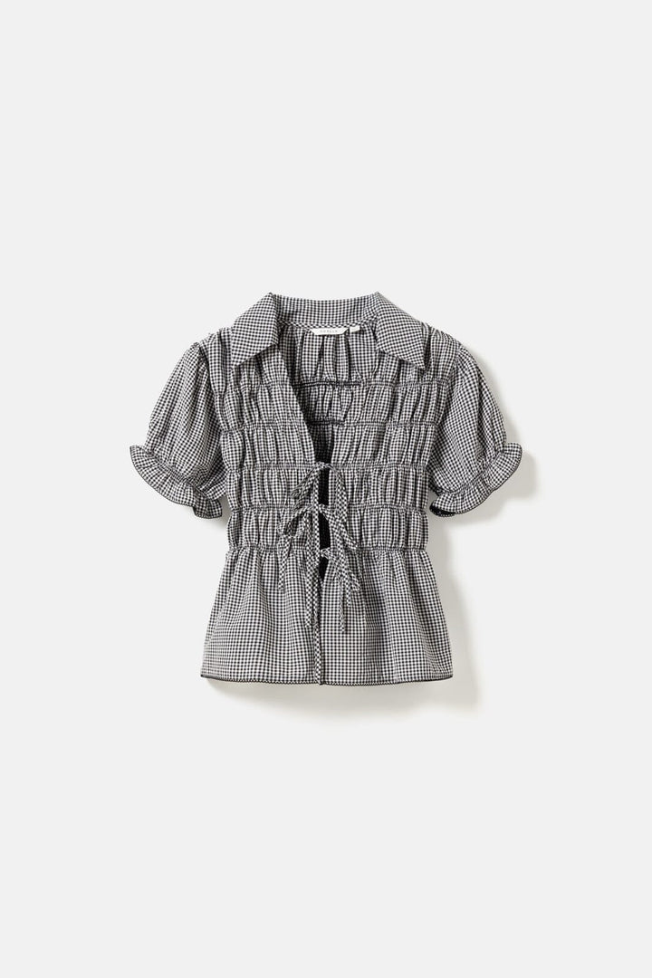 Noella - N-Marty Blouse 15840001 - 1462 - Darlyn Black Check