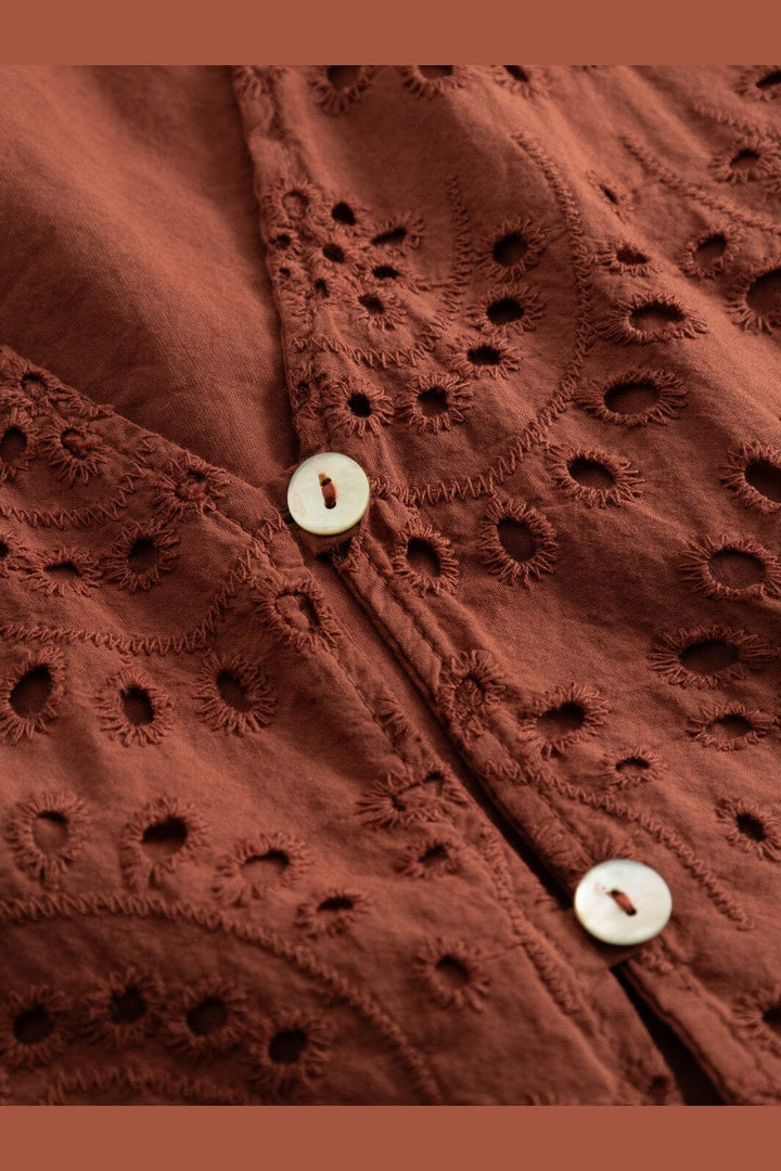 Noella - N-Mika Blouse 15760002 - 409 - Terracotta