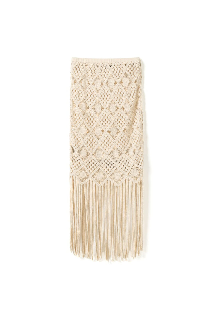 Noella - N-Munira Skirt 16480003 - 974 - Ivory