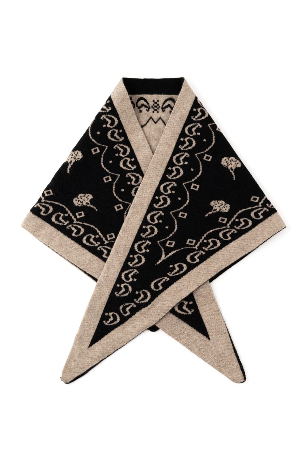 Noella - N-Neomi Scarf 17210001 - 477 - Sand Black Mix