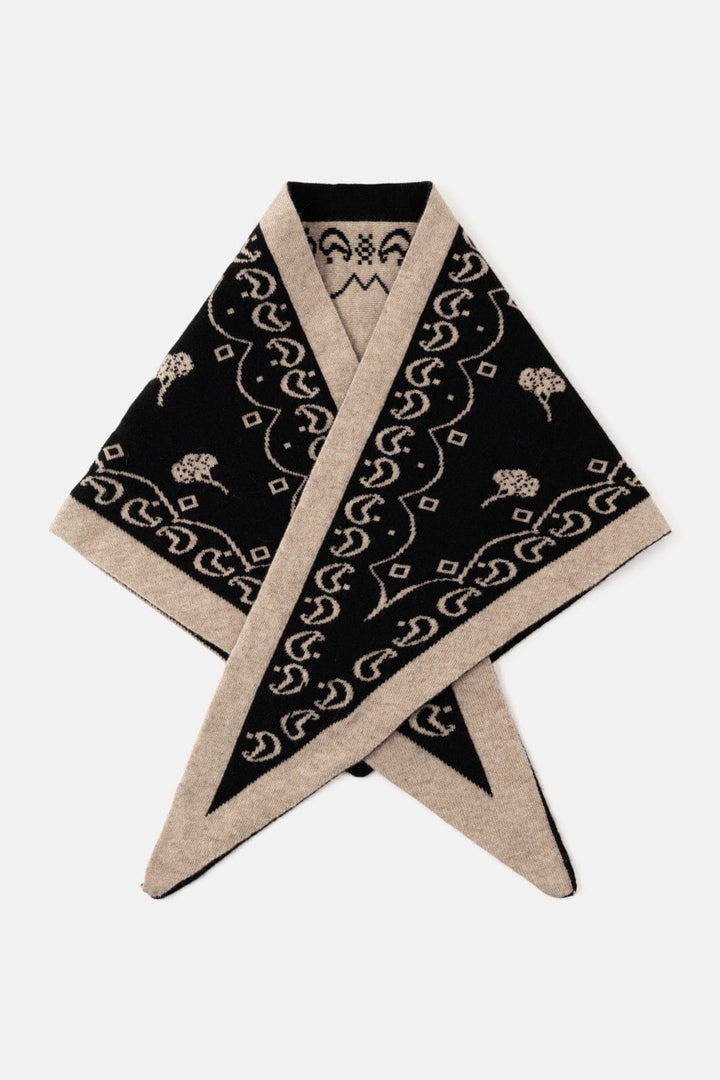Noella - N-Neomi Scarf 17210001 - 477 - Sand Black Mix