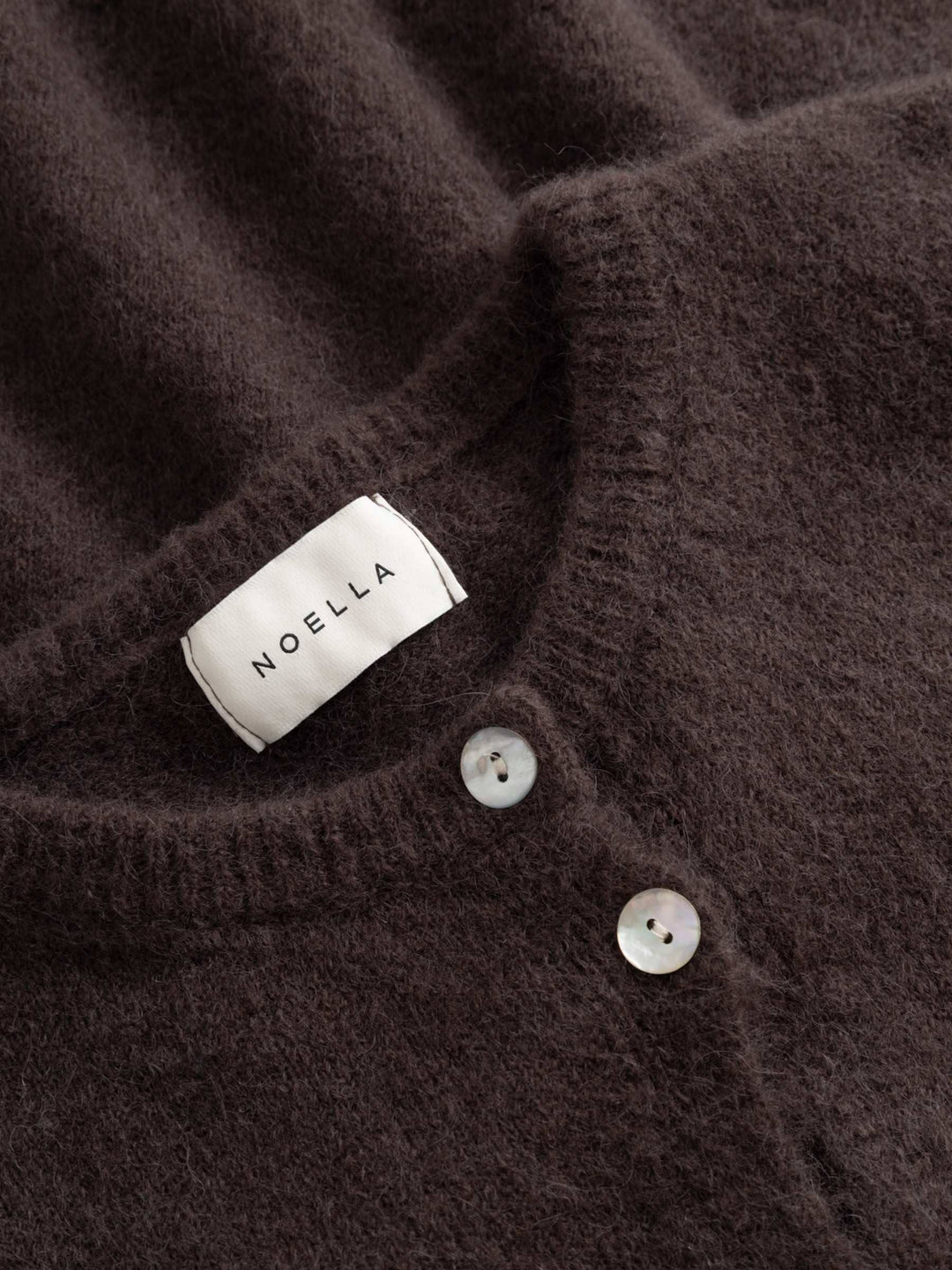 Noella - N-Numa Knit Cardigan 14900004 - 674 - Chocolate Cardigans 