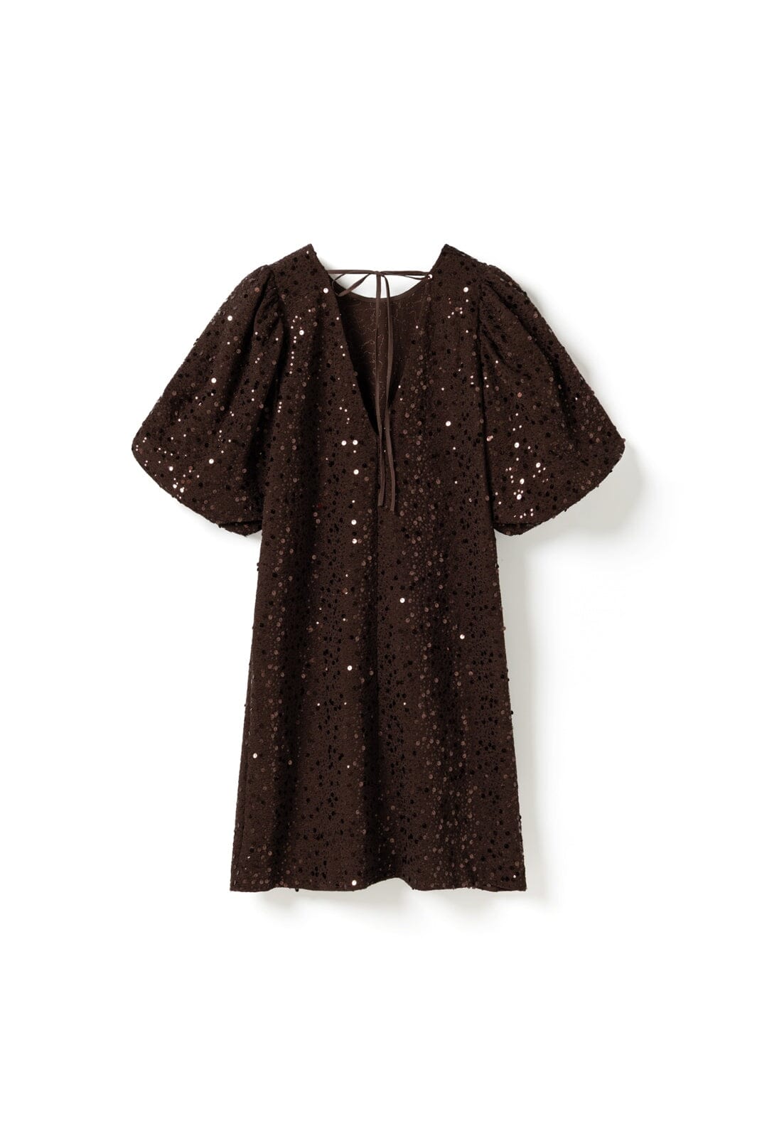 Noella - Pastis Short Dress 11630103 - 674 - Chocolate