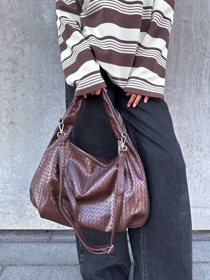 Noella - Peony Hobo Bag 1040001 - 548 Dark Brown Tasker 