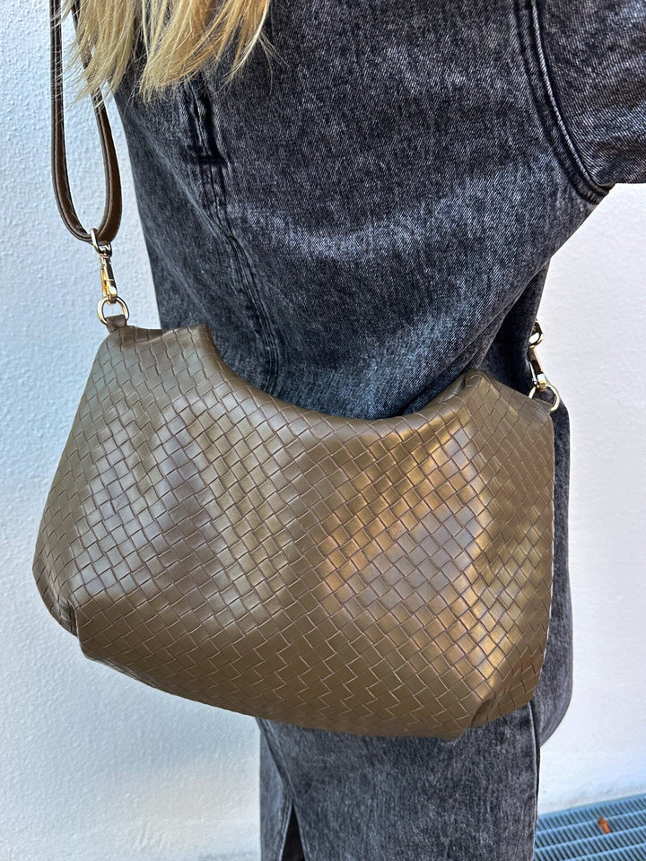 Noella - Peony Hobo Bag 1040001 - 645 Dark Olive Tasker 