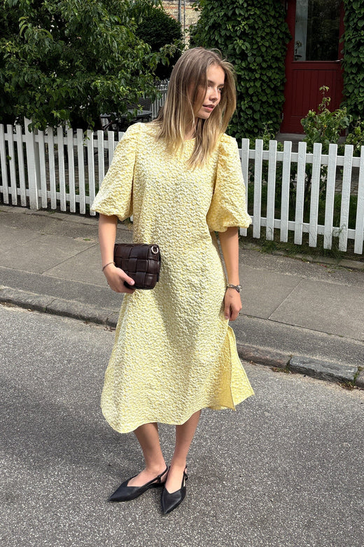 Noella - Reno Pastis Long Dress 11610005 - 990 - Buttercup Yellow Kjoler 