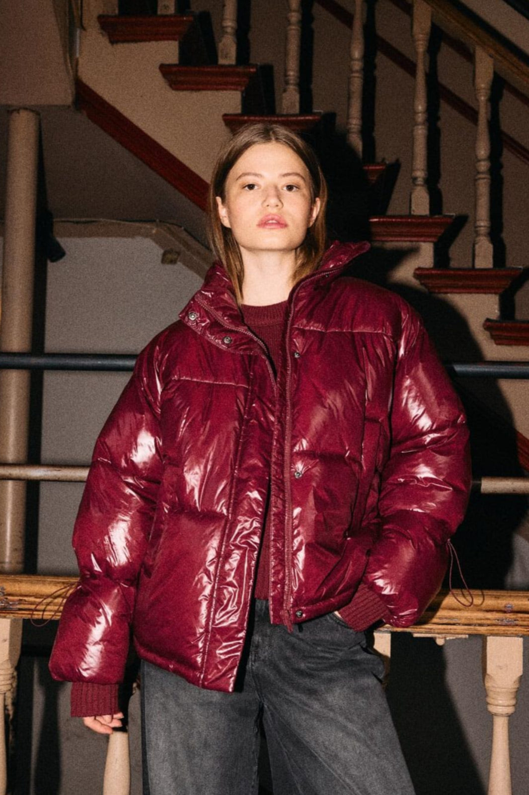 Noisy May - Nmallie Shiny Puffer - 4785874 Windsor Wine