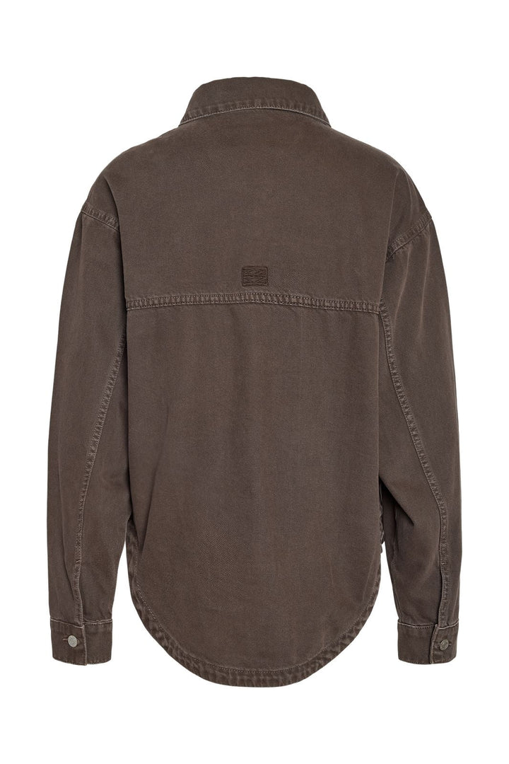 Noisy May - Nmalva Ls Shacket Colored - 5046865 Chocolate Brown