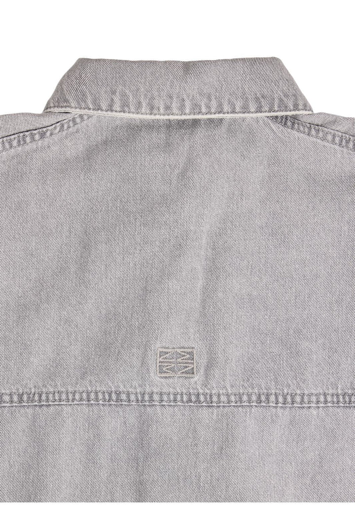 Noisy May - Nmalva Ls Short Shacket Az510Lg - 5135692 Light Grey Denim