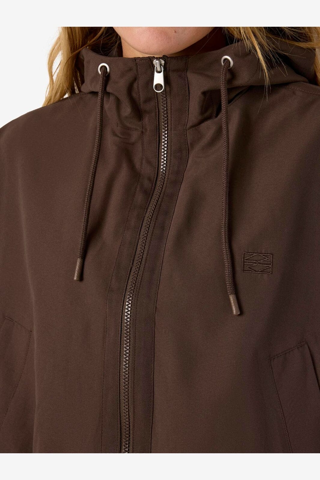 Noisy May - Nmelina L/S Hood Jacket - 5090047 Chocolate Brown