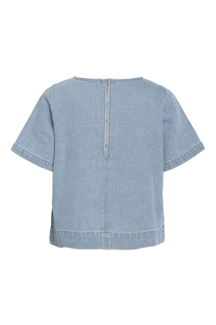 Noisy May - Nmjannel 2/4 Regular Shirt Fo088Lb - 4925003 Light Blue Denim