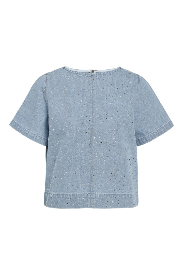 Noisy May - Nmjannel 2/4 Regular Shirt Fo088Lb - 4925003 Light Blue Denim