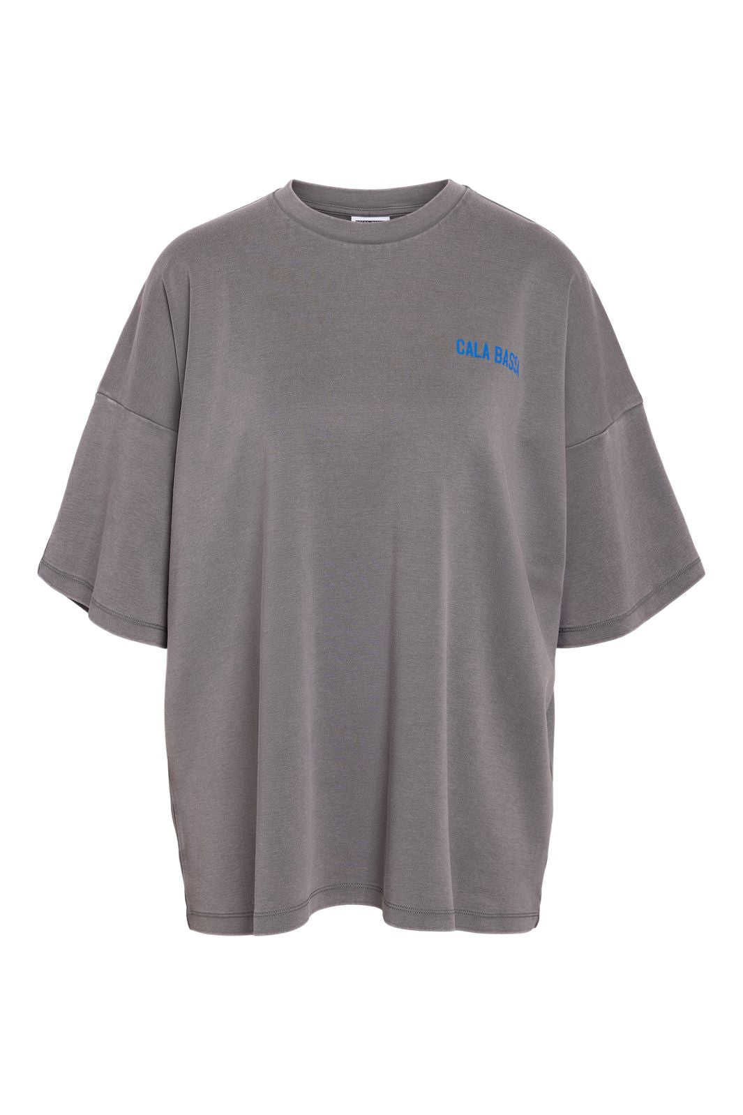 Ennakkotilaus - Noisy May - Nmkim Unisex Washed T-Shirt - 4880987 Charcoal Gray Sea Shells (Acid Wash)