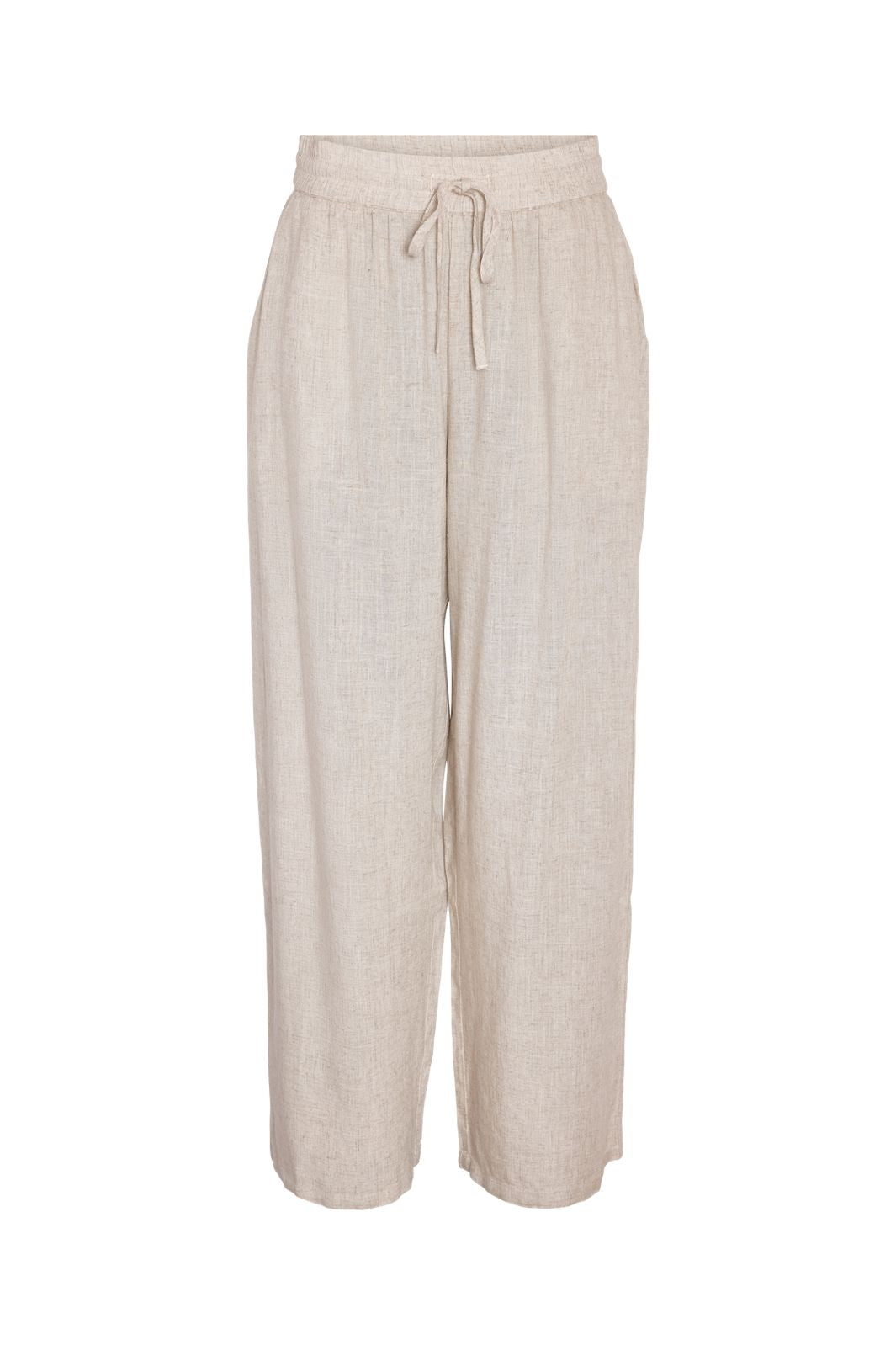 Noisy May - Nmleilani Nw Loose Pants - 4260411 Natural
