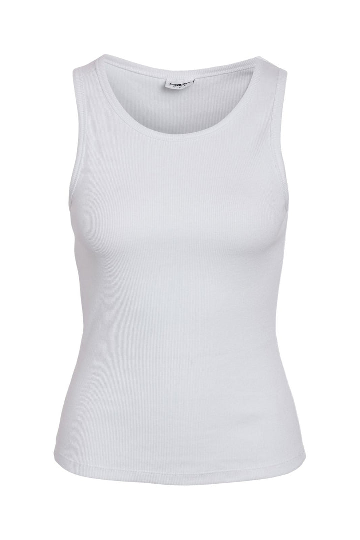 Noisy May - Nmmaya S/L Regular Tank Top - 4698569 Bright White