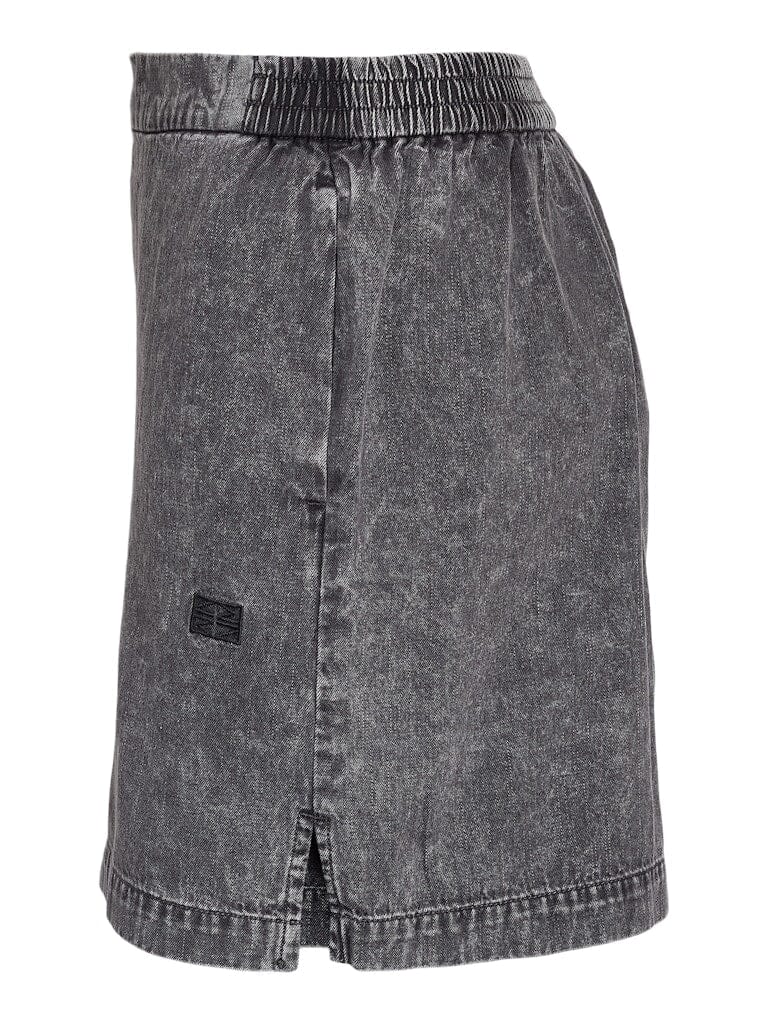 Noisy May - Nmoregon Denim Skirt Bs038Bl - 4944237 Black Denim Nederdele 