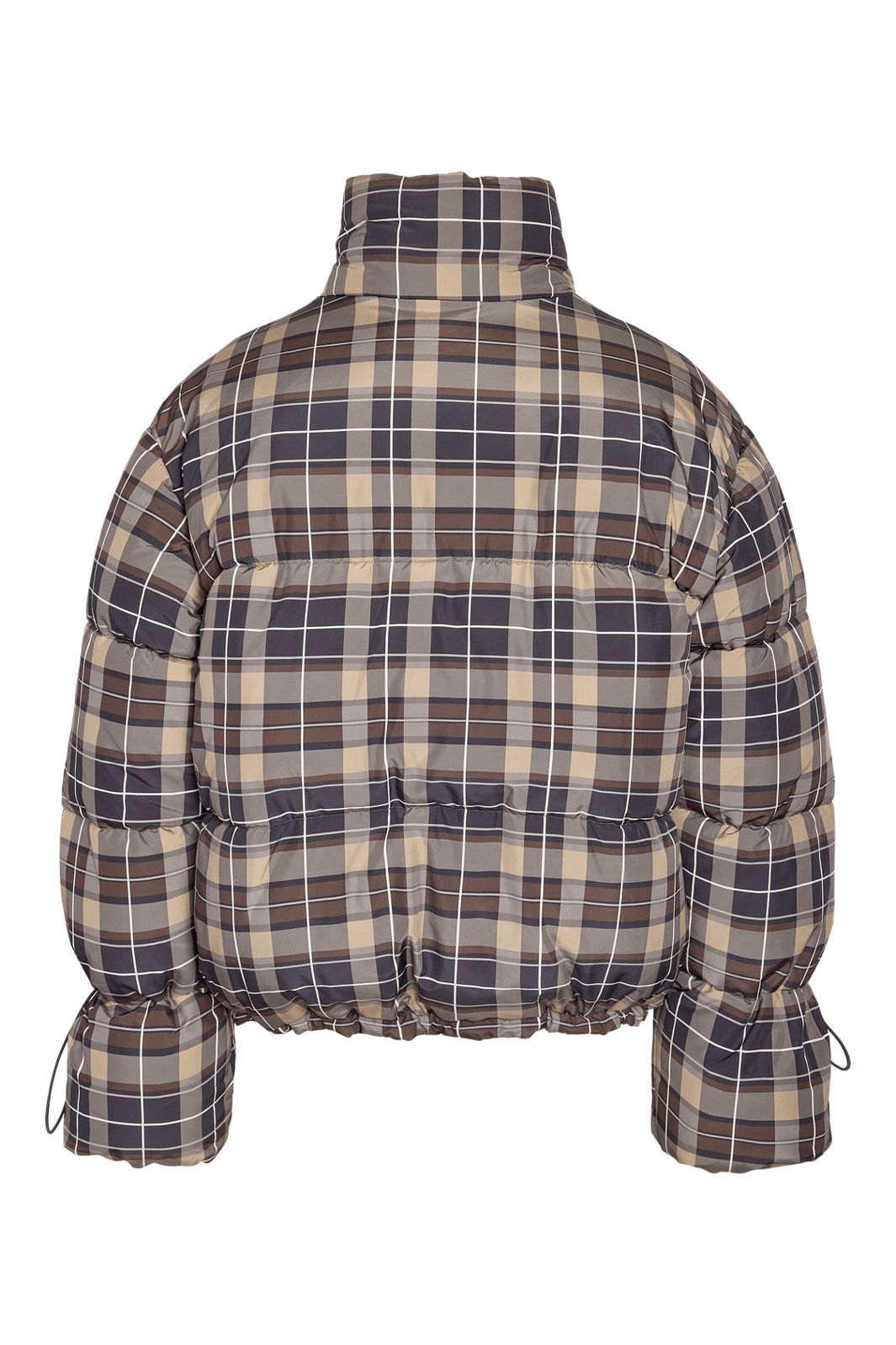 Noisy May - Nmrosy Puffer Jacket - 5103009 Chocolate Brown Checks