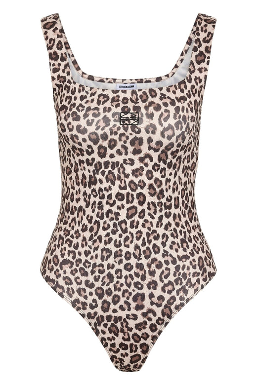 Noisy May - Nmteresa S/L Bodysuit - 4880256 Birch Brown Leo