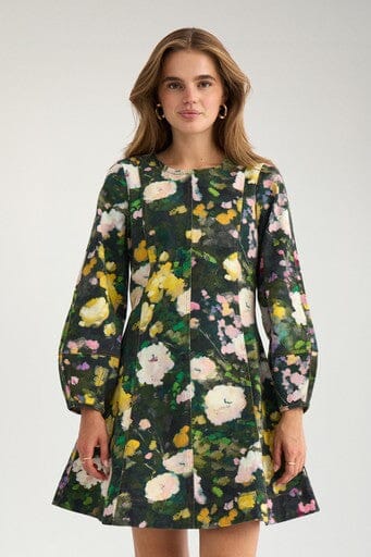 Nümph - Nulissa Ls Dress 707499 - Botanical Garden Kjoler 